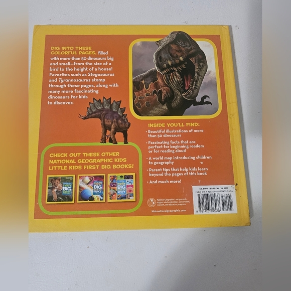 National Geographic Little Kids First Big Book of Dinosaurs Hardcover - Picture 5 of 5
